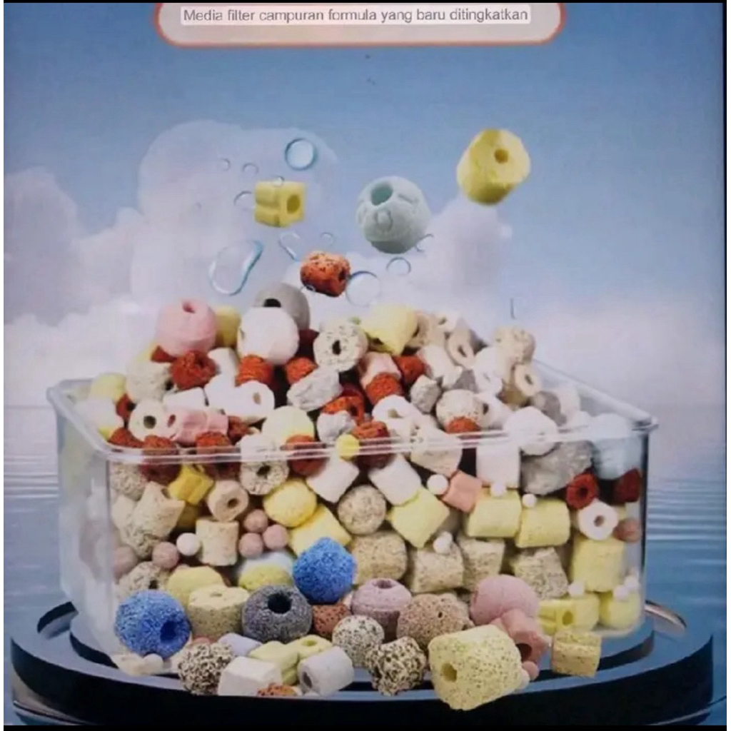 Media 13in1 Media Filter Rumah Bakteri Aquarium dan Kolam