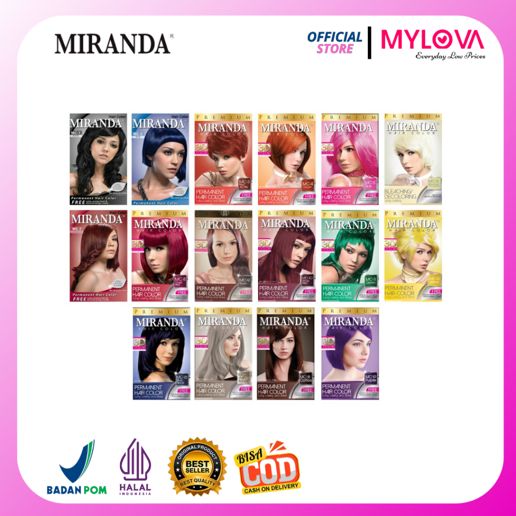 MIRANDA HAIR COLOR - PEWARNA RAMBUT - HAIR COLOR