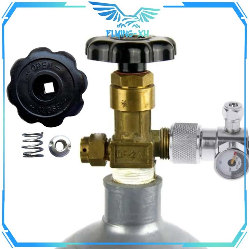 Valve Oksigen Handwheel Oksigen 8*8mm Putaran Kran Valve Untuk Laboratorium Valve Argon Kran Oksigen
