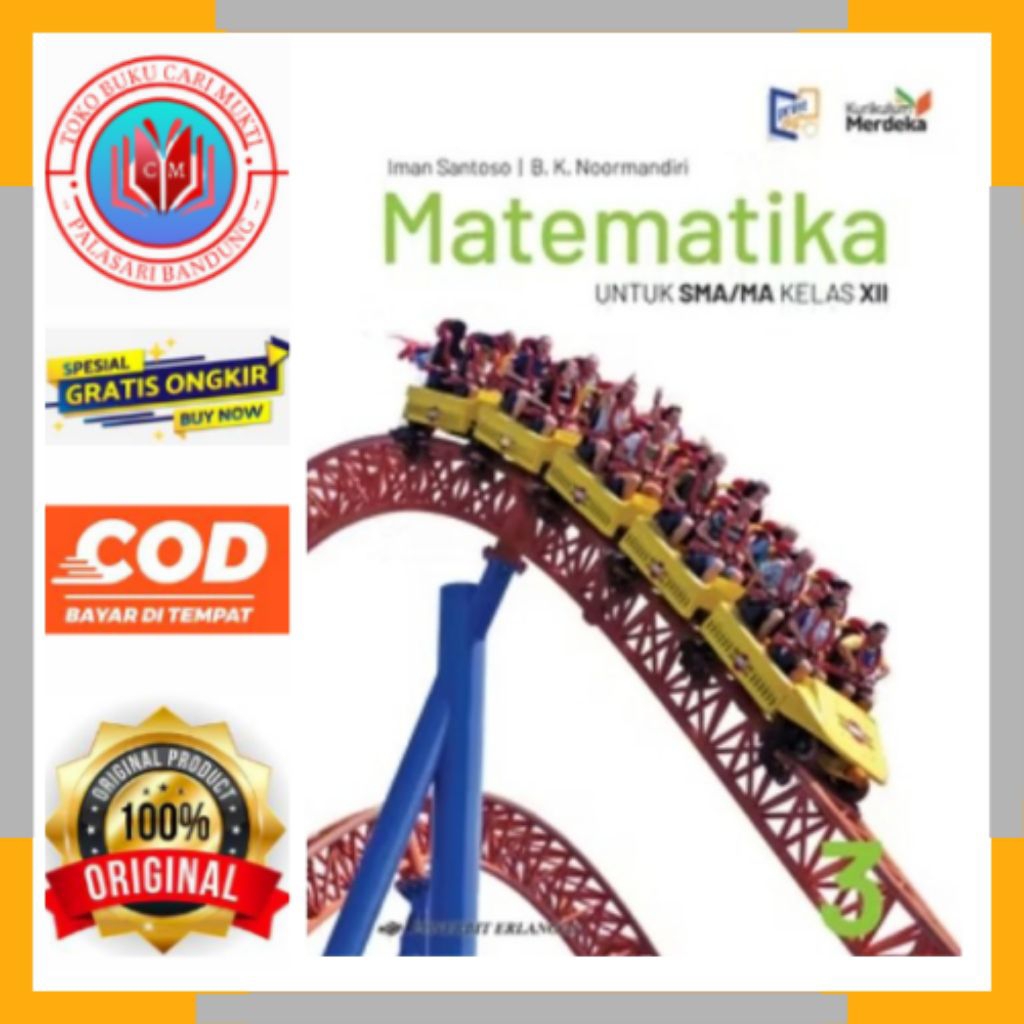 BUKU MATEMATIKA UNTUK SMA/MA KELAS 12 KURIKULUM MERDEKA BEKAS ORIGINAL