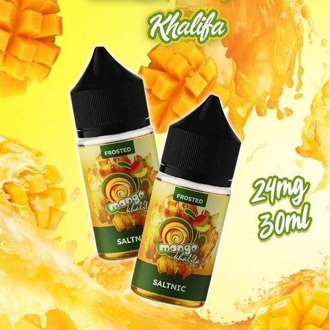 MANGO KHALIFA FROSTED EDITION SALT 30ML 24MG BY KHALIFA BROTHERS