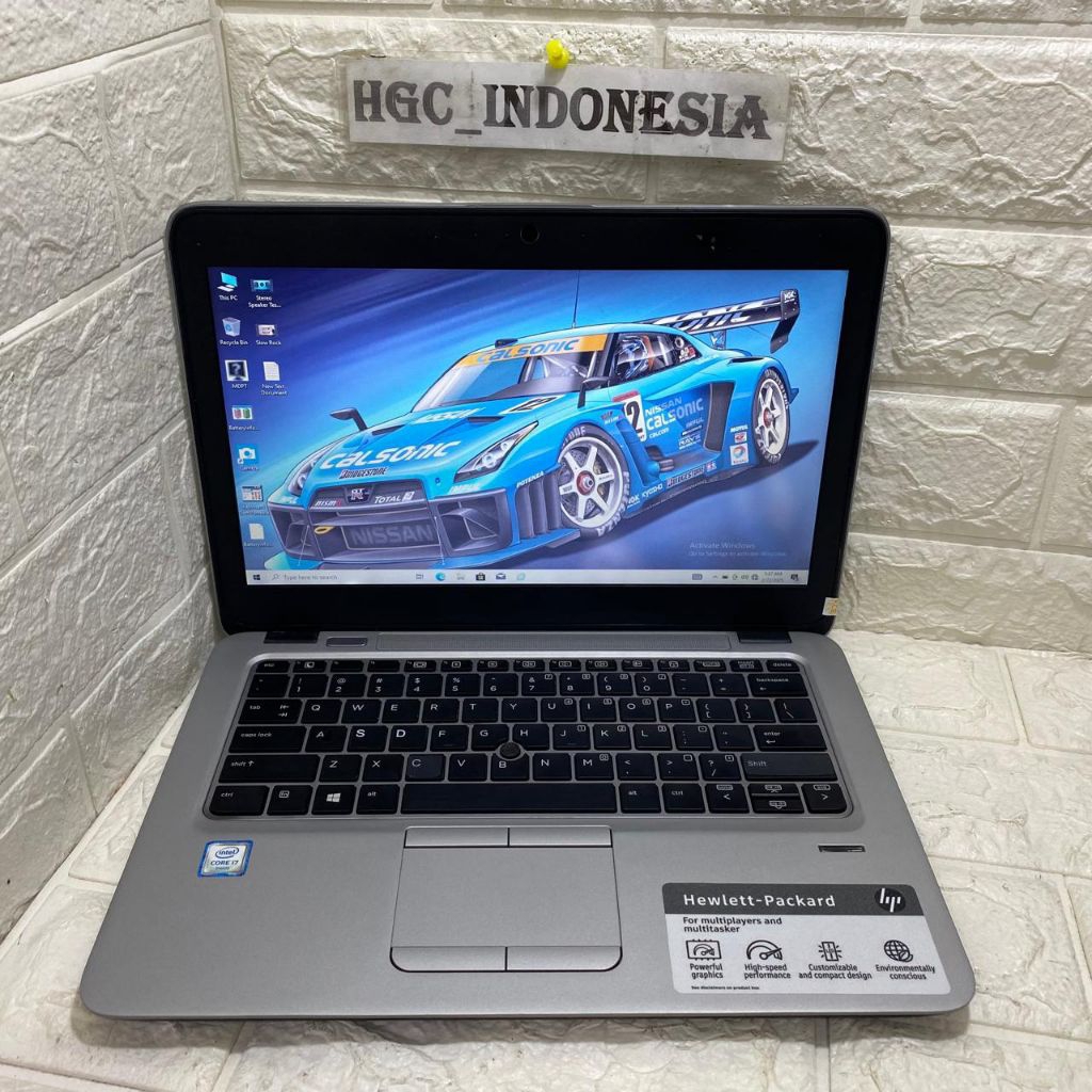 Laptop Slim HP Elitebook Core i7 Gen 6 Ram 8 GB SSD 256GB Laptop Ringan Tipis Mulus