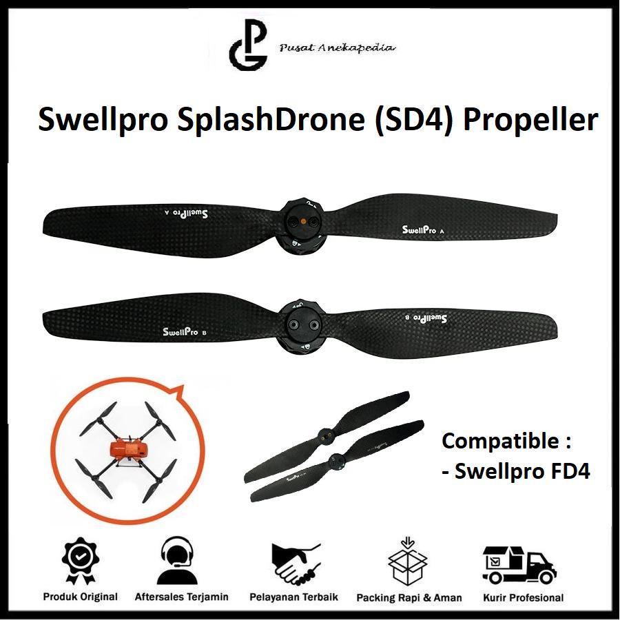 Swellpro SplashDrone (SD4+) Propeller - Swellpro SplashDrone 4+ Baling-Baling Isi 2Pcs Original