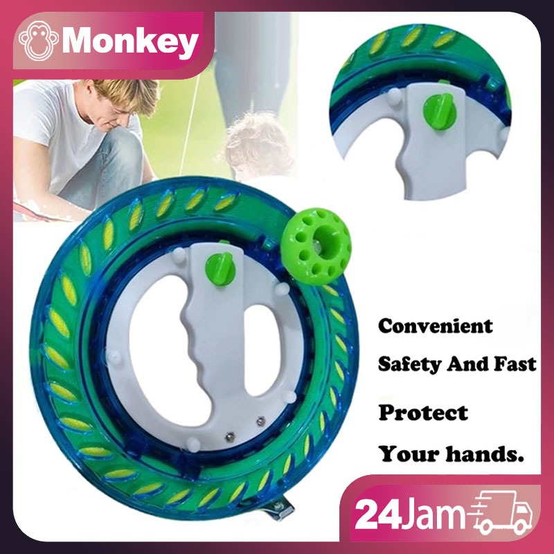 20CM 400M Alat Gulung Benang Layangan Handle Kite Layangan Dengan Kunci Pegangan Benang Layangan Bes