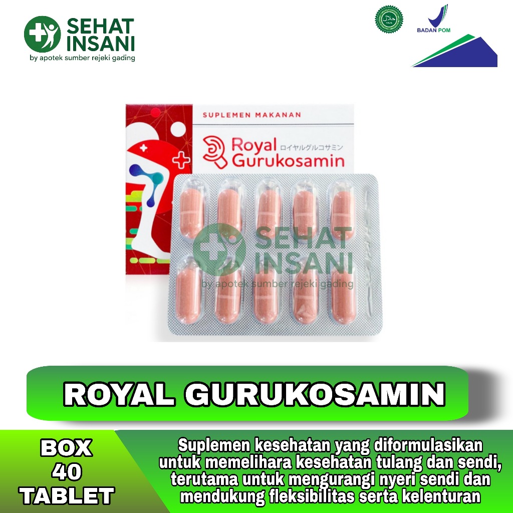 ROYAL GURUKOSAMIN 1 BOX (40 TABLET)
