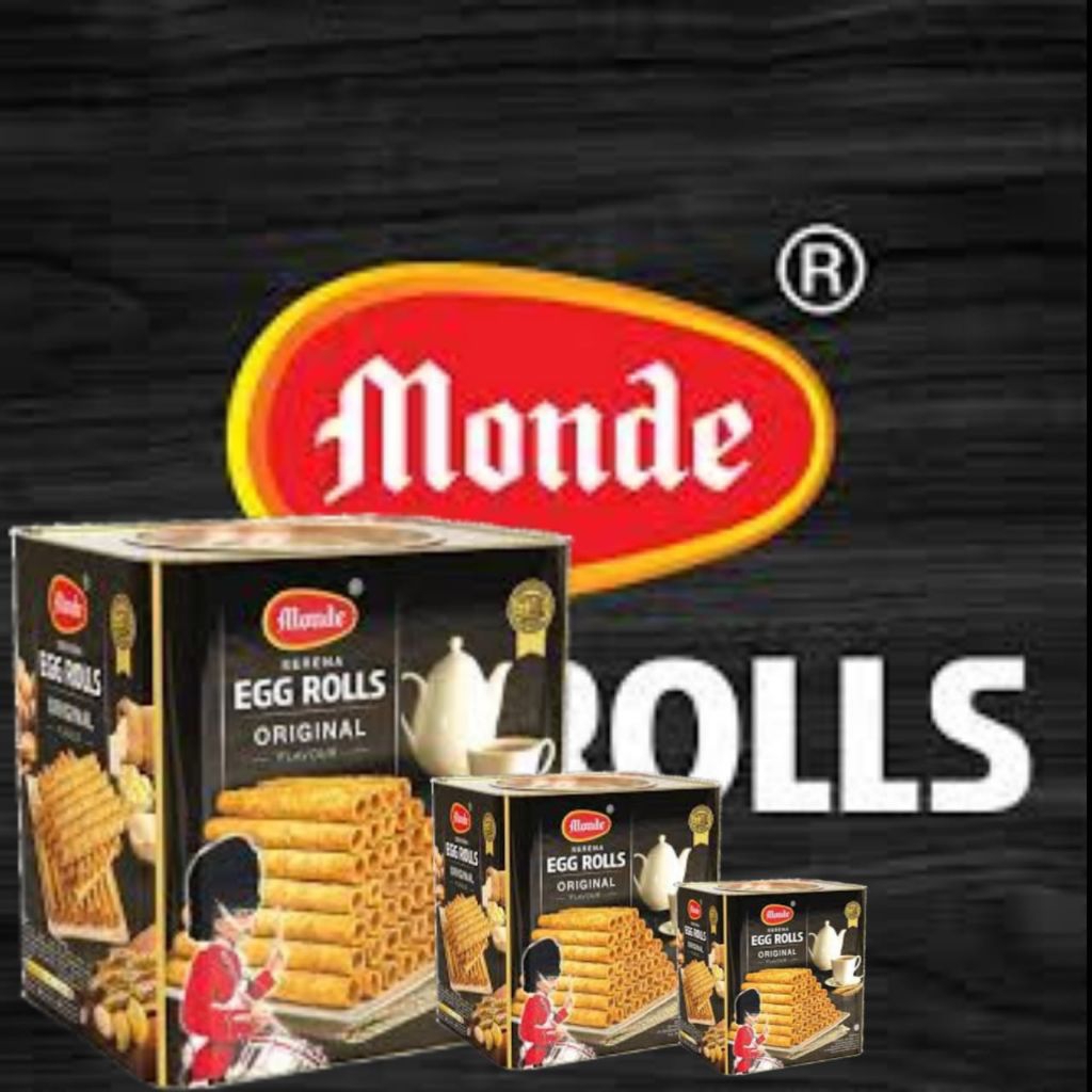 Monde Serena Egg Roll 600gr, 300gr/ Monde Egg Roll Kaleng, Monde Egg Roll kue Lebaran