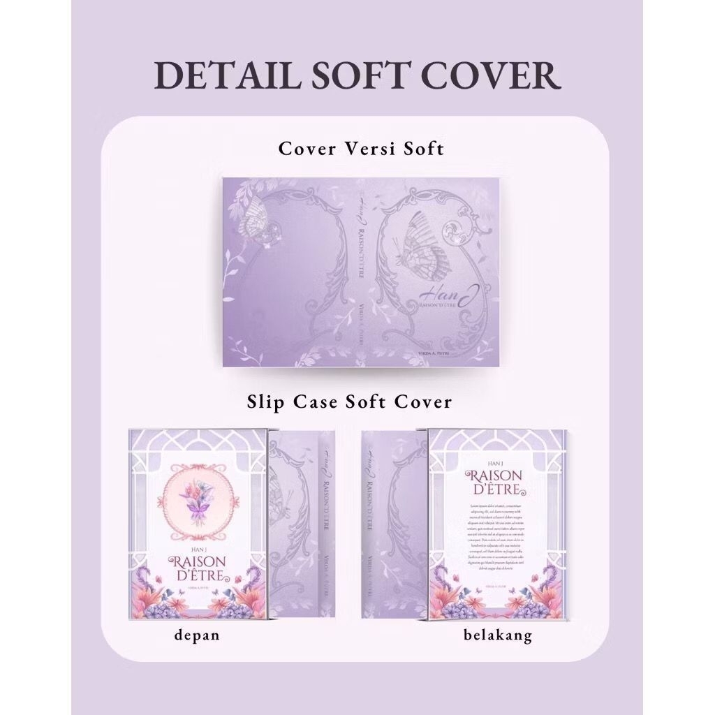 Buku Novel HAN J RAISON D'ETRE - Virda A Putri (Softcover Limited Edition) Preloved / Bekas (Super R
