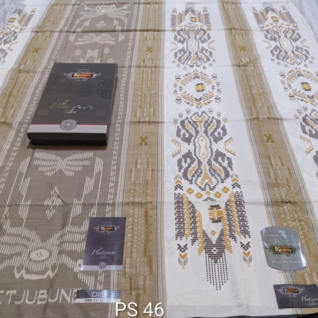 Sarung Ketjubung Platinum Silver Grosir Murah