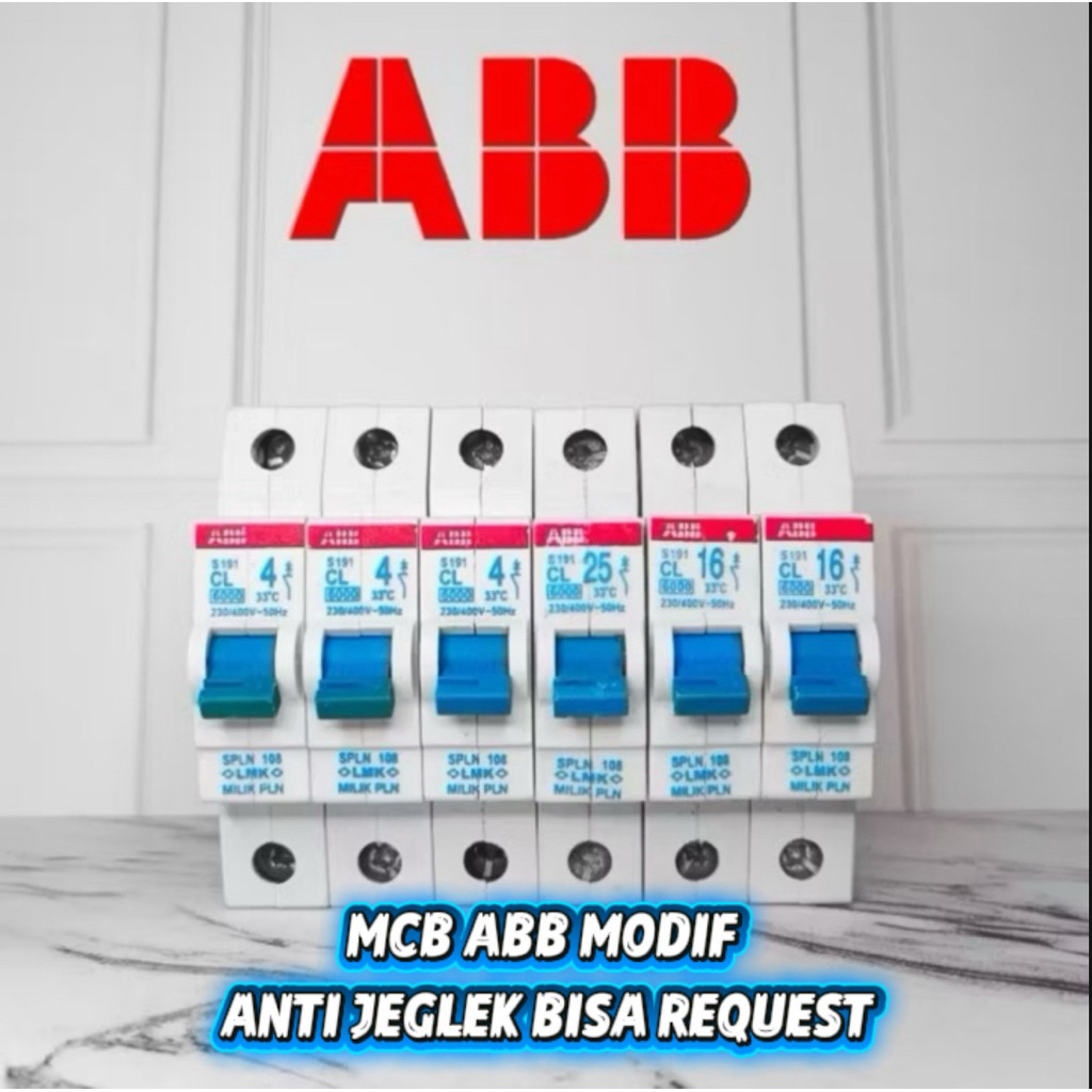 MCB ABB 191  PLN MODIF ANTI JEGLEK