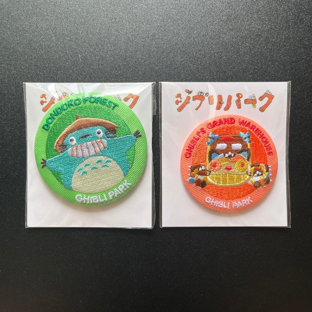 Pin Embroidery Totoro dan Catbus Ghibli Park Exclusive Merchandise