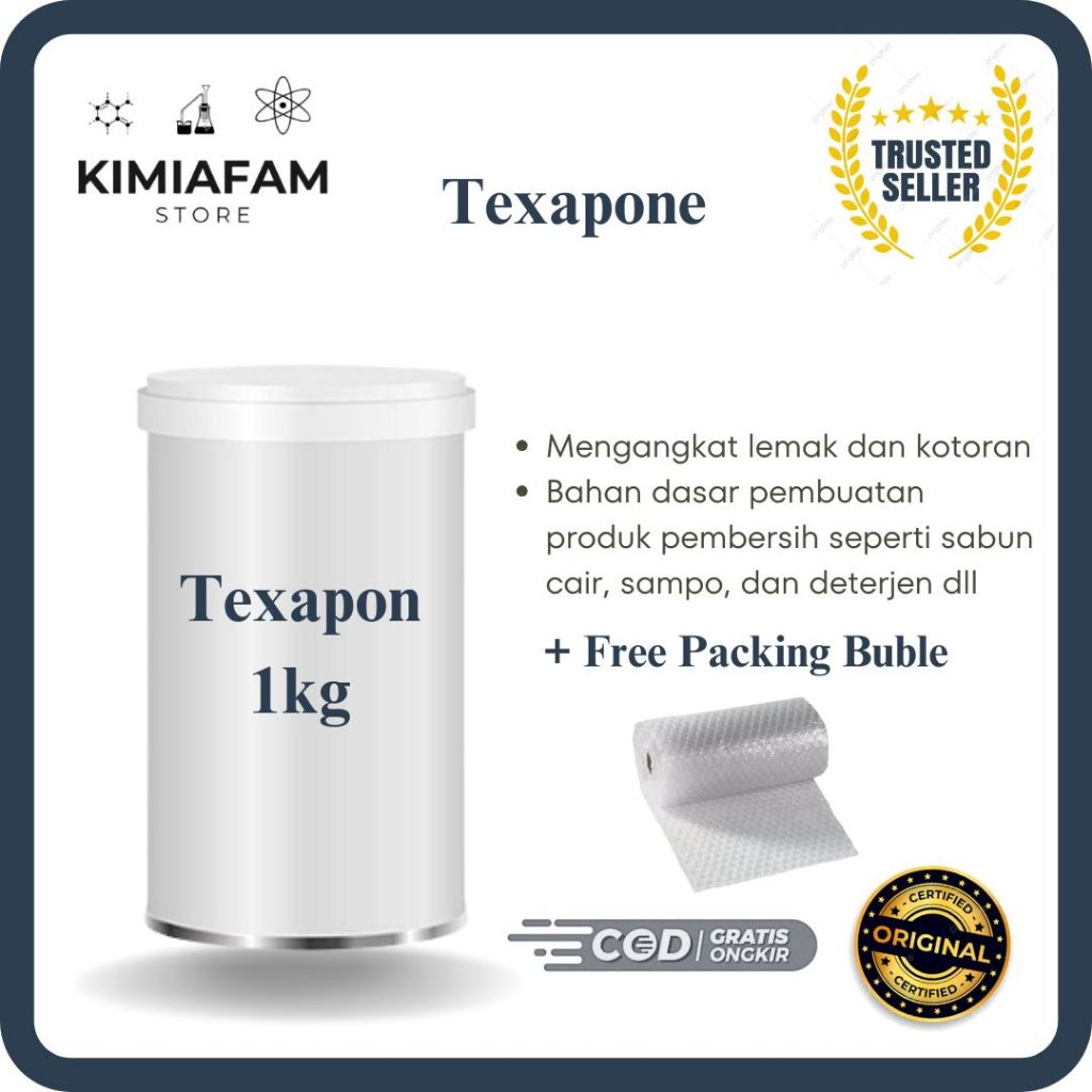 Texapone Original SLES Curah Bahan Deterjen 1kilogram