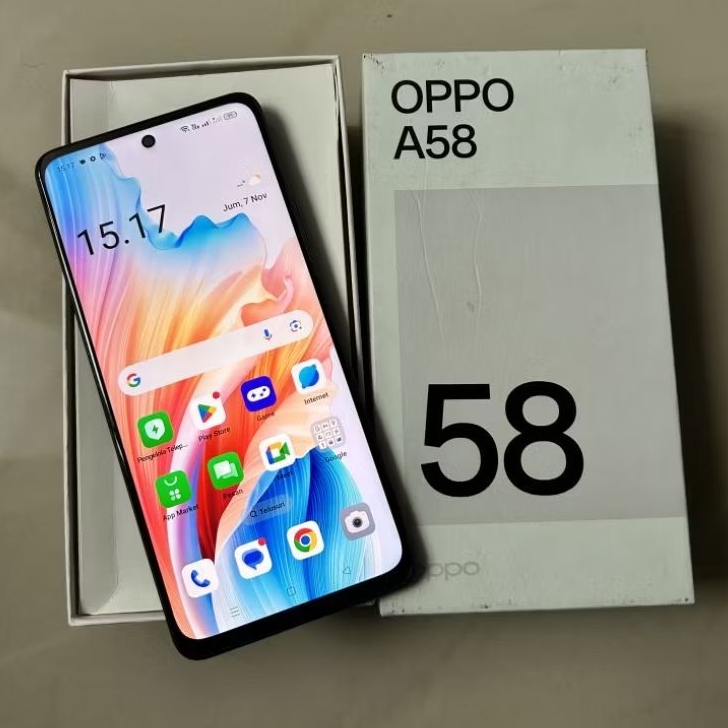 Oppo A58 Ram 8Gb internal 128Gb Second Fulset