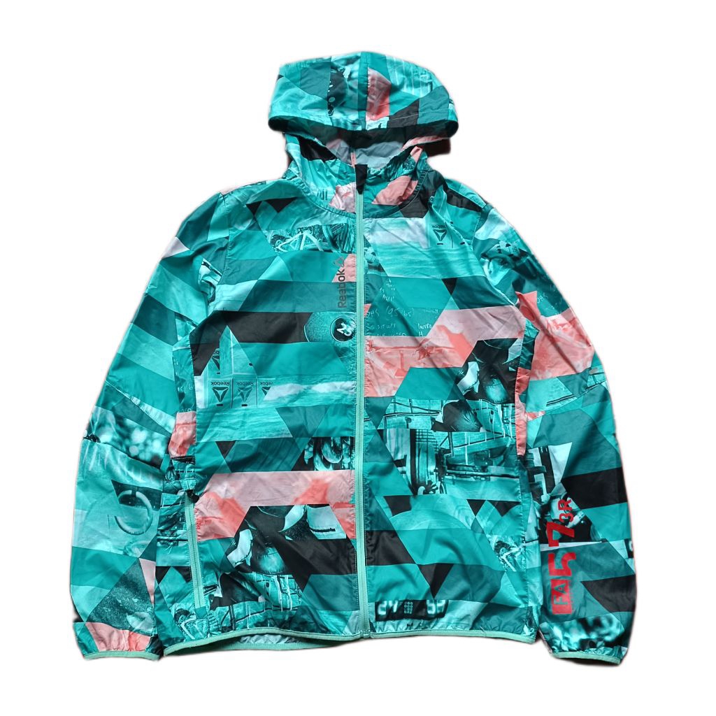 reebok running jacket S-M