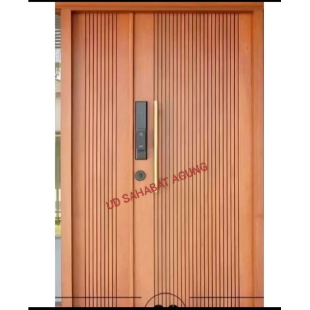 PINTU RATA DABEL KUPU2 TARUNG BAHAN KAYU KAMPER DAN MERANTI FULL OVEN BISA CUSTOM UKURAN FEST RESPON