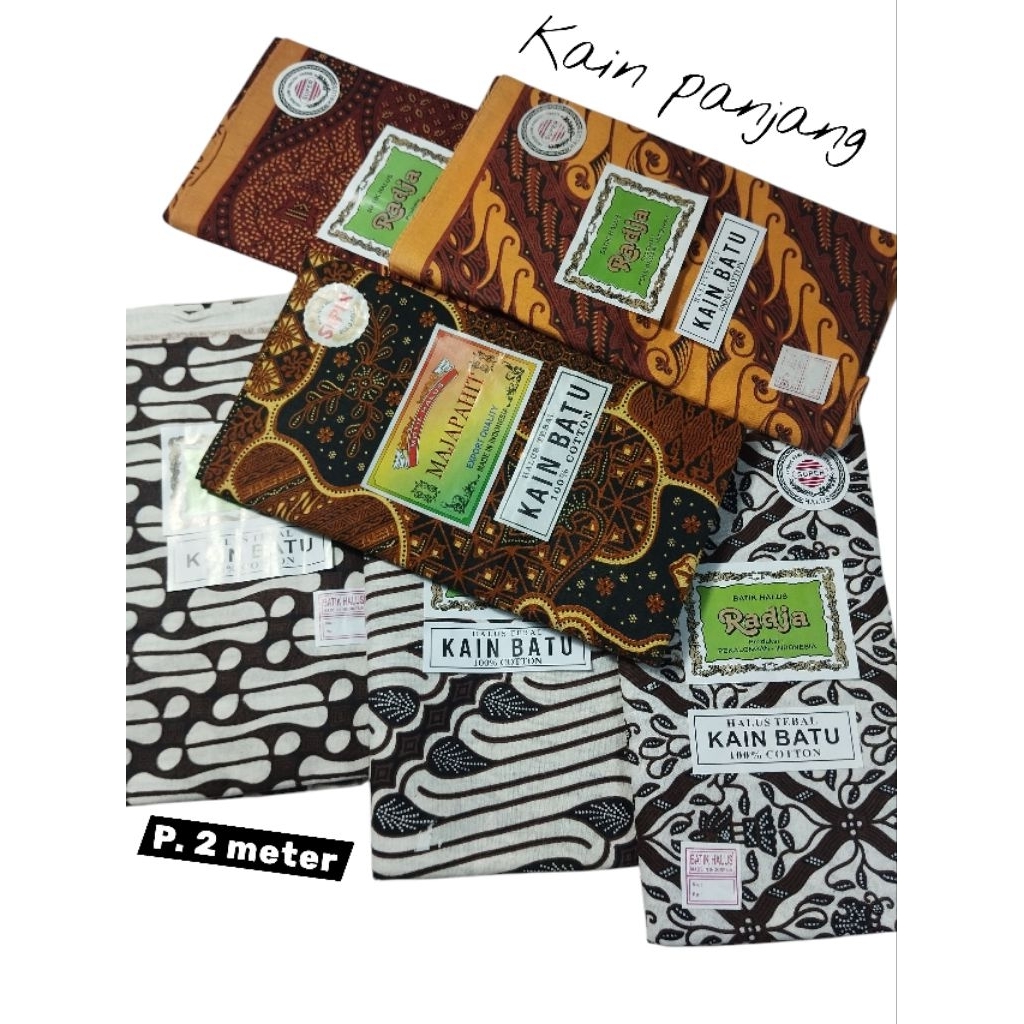 KAIN JARIK PANJANG PREMIUM/ KAIN MANDALA BATIK PANJANG 2,30 CM / kain katun primisima / kain panjang