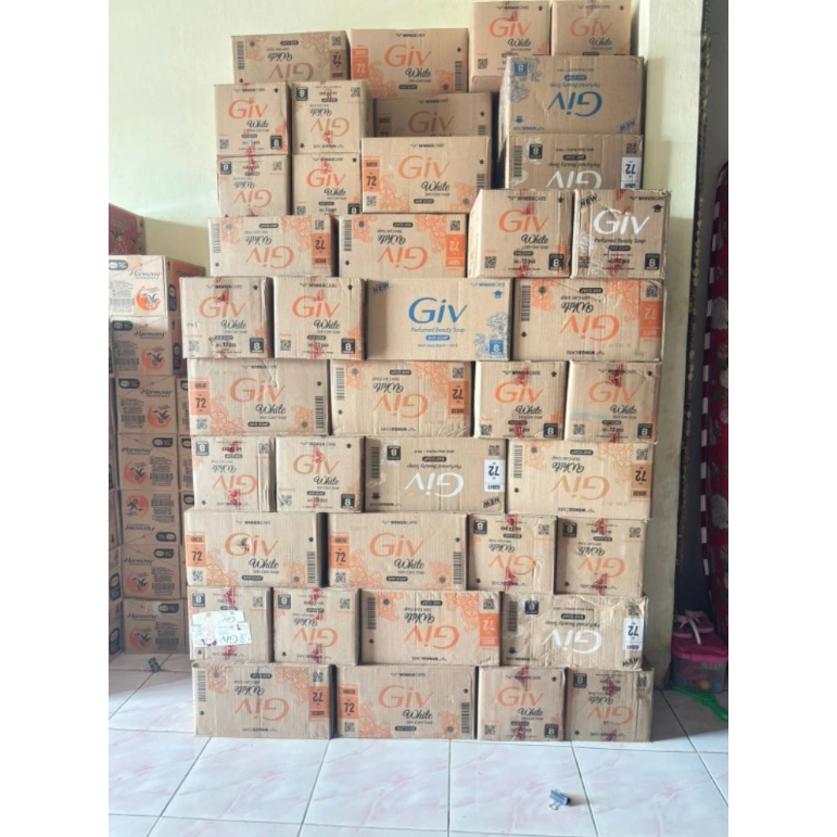 GIV Sabun Batang 72gr 1 Karton