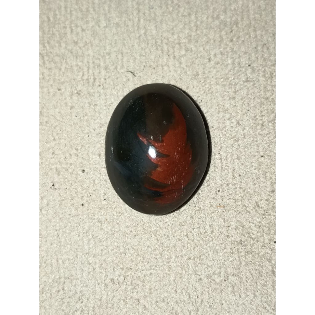 Batu ati ayam motif gambar ikan