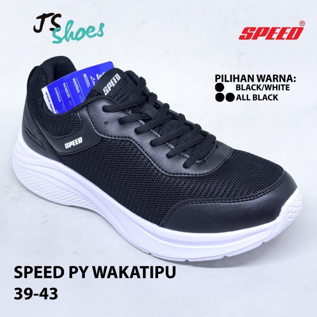 SPEED PY WAKATIPU - SEPATU SEKOLAH TALI ANAK DEWASA MERK SPEED