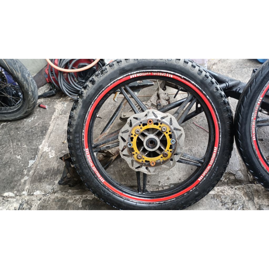 velg belakang kawasaki athlete