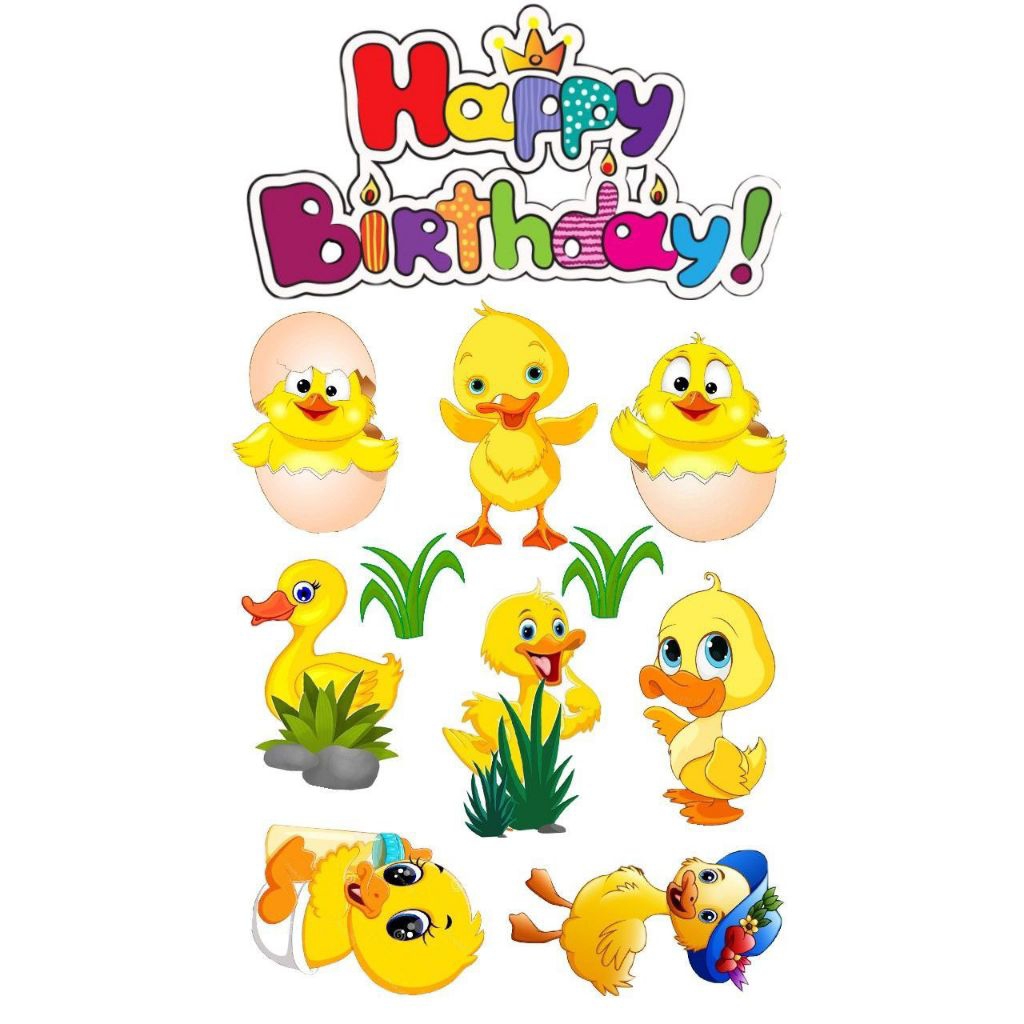 1 Set Cake Topper BEBEK / Cake Topper Bebek ultah