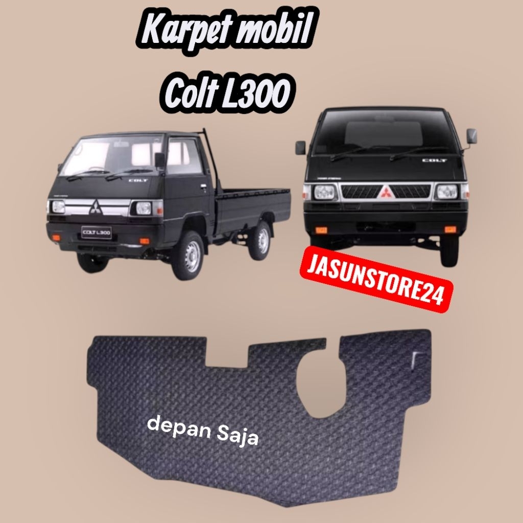 Karpet Alas Kaki  Mobil L300 bagian depan saja persisi bahan spon berkualitas ,murah