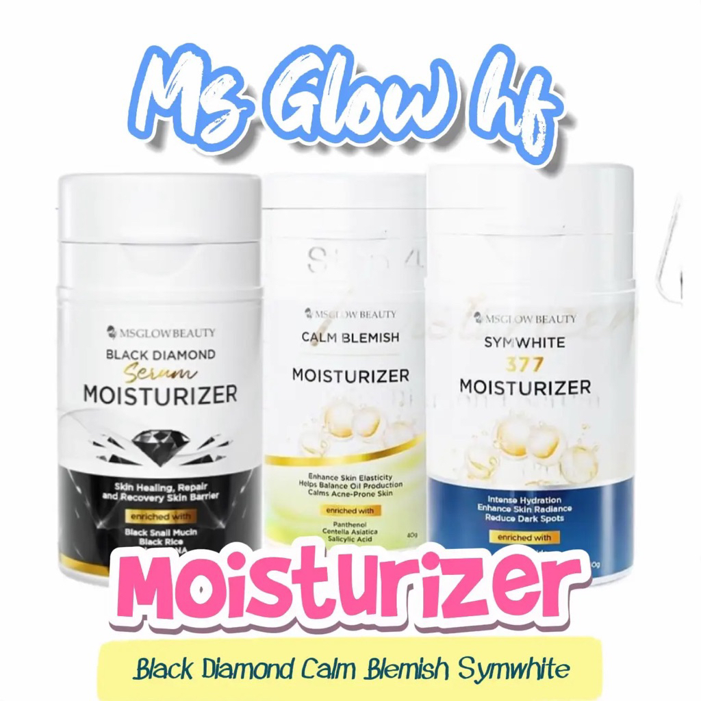 MOISTURIZER MS GLOW SYMWHITE 377 MOISTURIZER MS GLOW - Calm Blemish Moisturizer Ms Glow