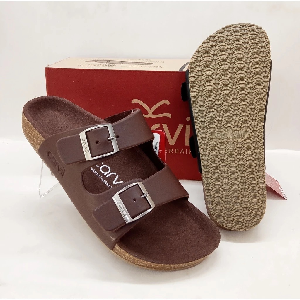 PROMO - Sandal Carvil Pria/Wanita Original - Sandal Carvil Benzo 02 Kekinian Terbaru