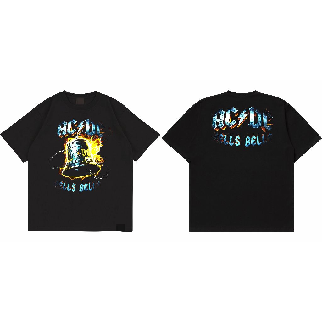 Tshirt Band ACDC - Hells Bells / Kaos Musik Rock Metal