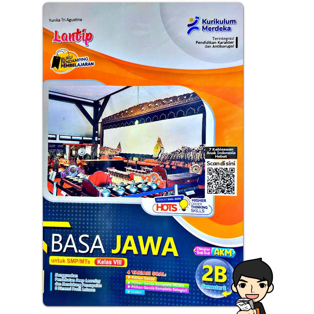 BUKU LKS BAHASA BASA JAWA SMP KELAS 8 SEMESTER 2 2025-2026 KURIKULUM MERDEKA Deep Learning KURMER | 