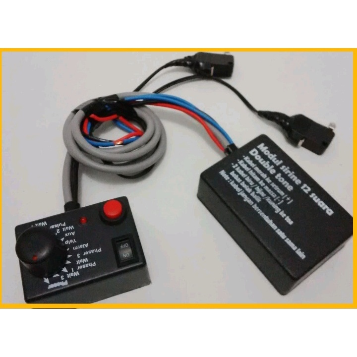 Modul Toa Modul Sirine 12 Suara untuk Motor dan Mobil