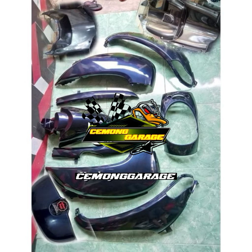 full body halus scoopy fi biru navy dongker 2013-2016