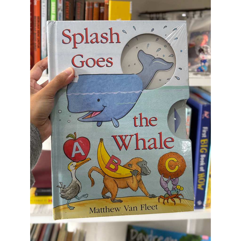 Little Simon - Splash Goes The Whale by Matthew Van Fleet Boardbook pull-tab pop-up