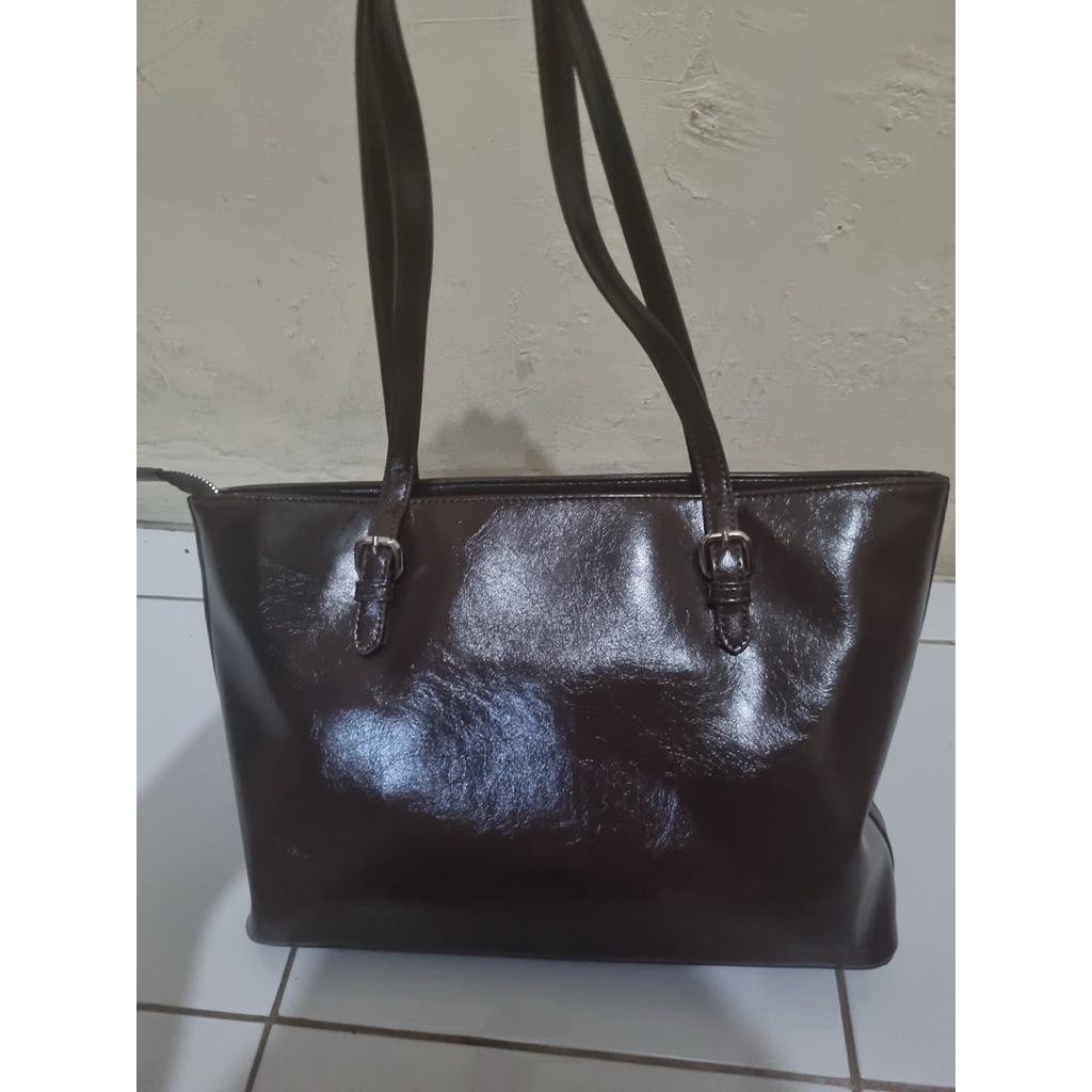 tas tote stand oil brown