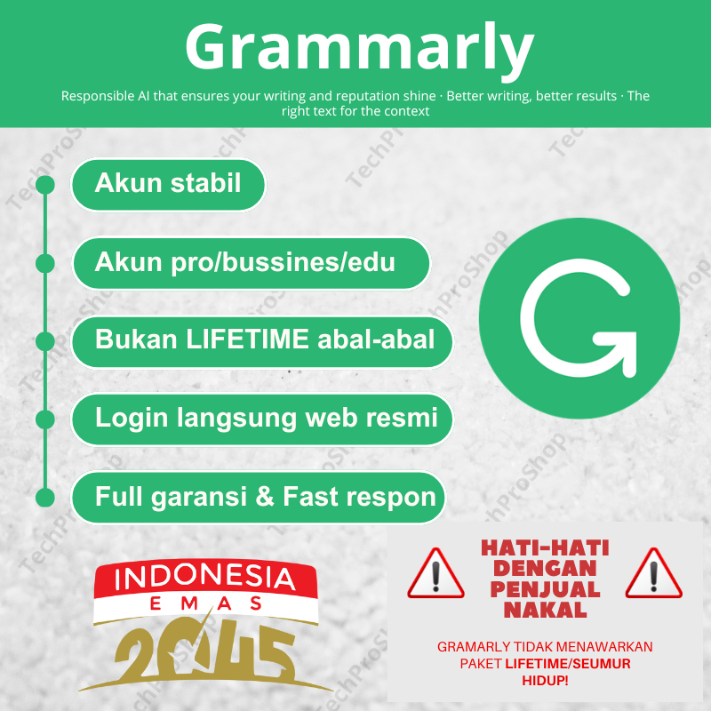 Grammarly Premium Account - Lifetime, 1 Month, 3 Months - Unlimited Grammar Checks, Plagiarism Detec