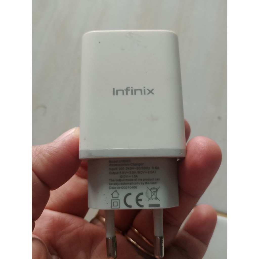 Adaptor Infinix 18 watt
