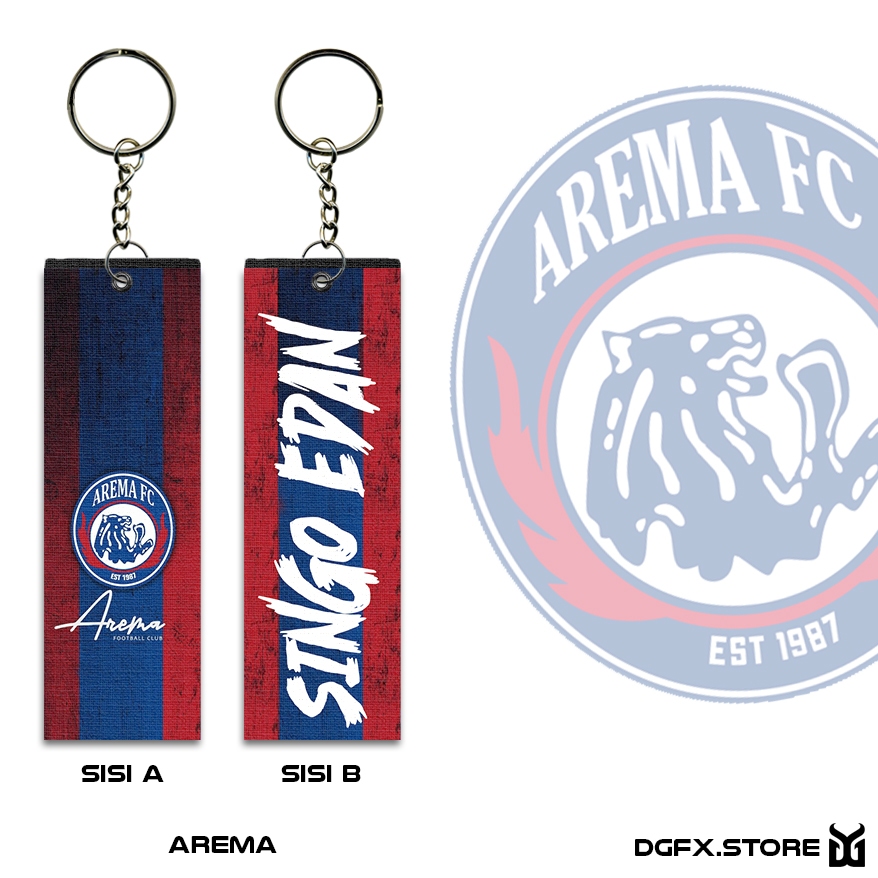 DGFX STORE | gantungan kunci klub bola Indonesia Persib Bandung-Arema-PSIS-PERSIS