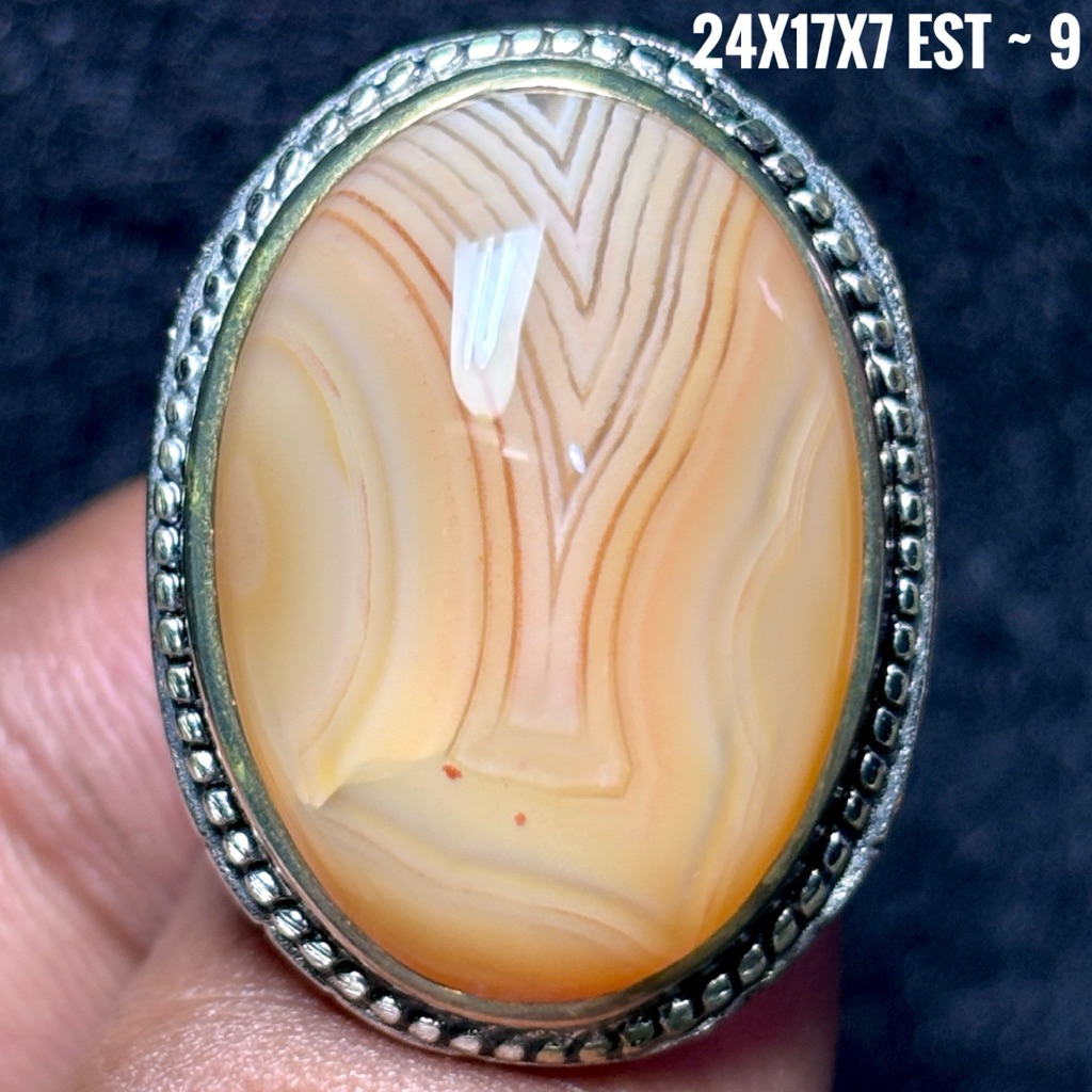 NATURAL BATU AKIK MOTIF LAM ALIF