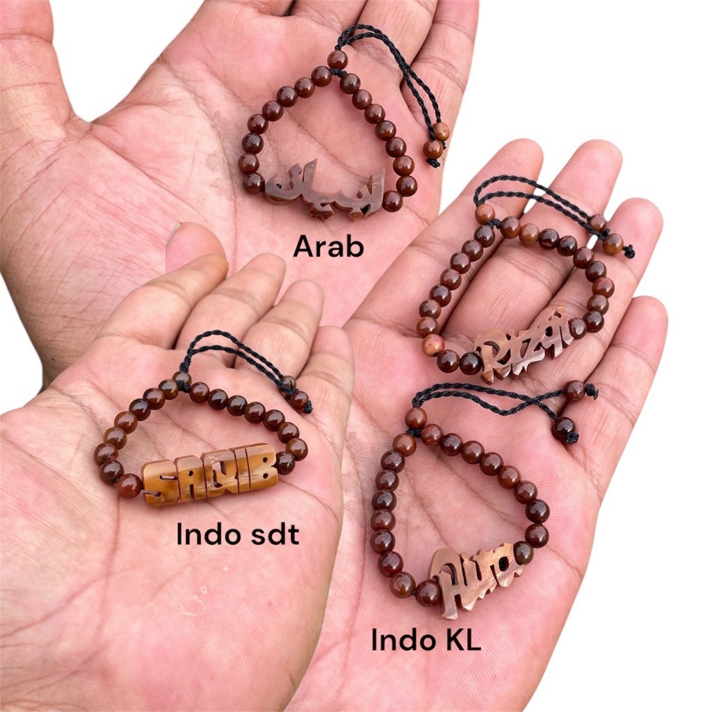 Fhasion anak / bayi gelang huruf custom nama lucu laki laki prempuan bisa buat kado hadiah