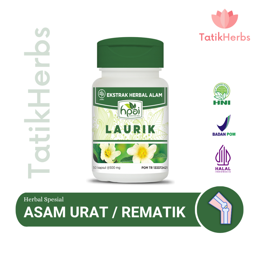 HNI Obat Herbal Asam Urat Rematik Laurik Hpai