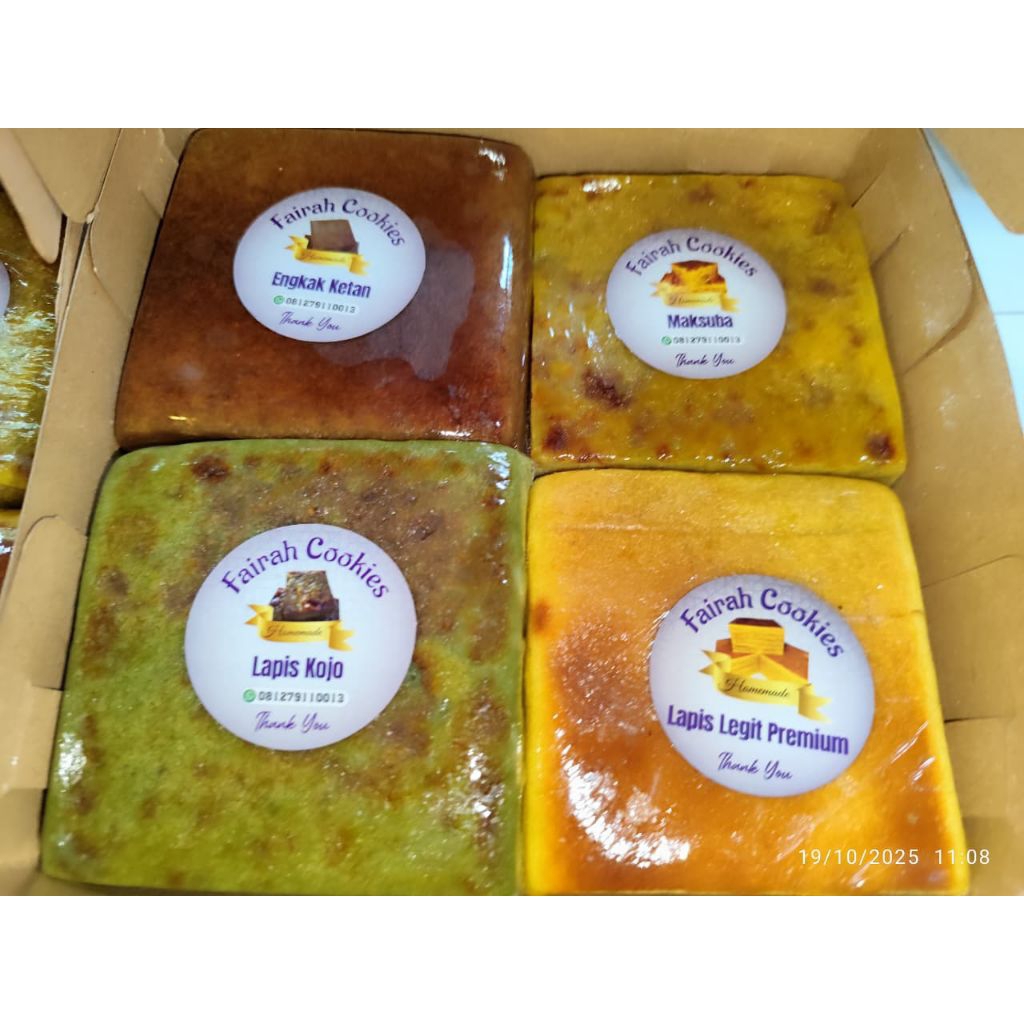 paket mix 4 kue basah khas Palembang