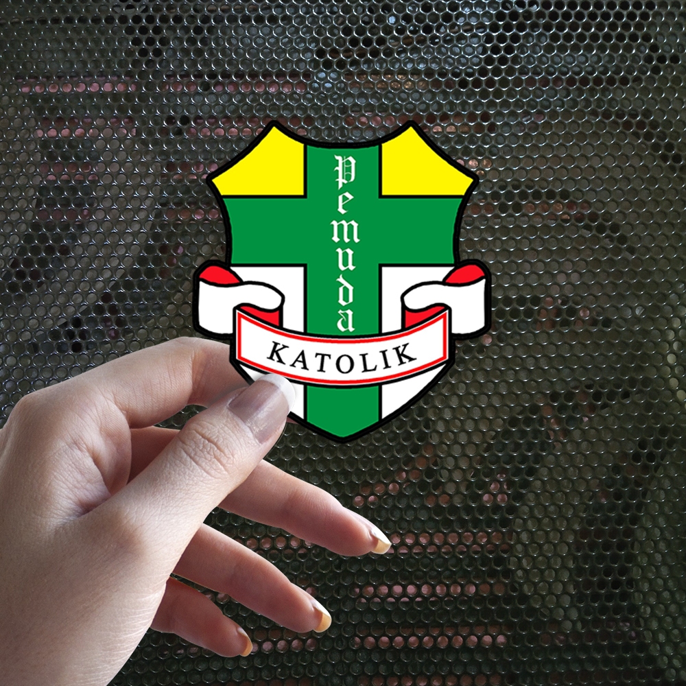 Sticker Decal Vinyl Tahan Air Pemuda Katolik