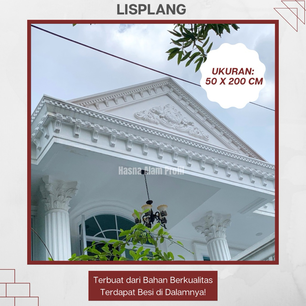 Lisplang Beton 50 x 200 cm – Lis Profil Rumah, Lis Profil Beton, Dekorasi Bangunan