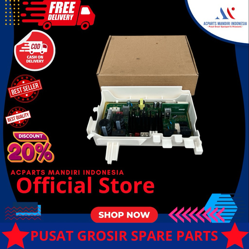 SAMSUNG inverter DC92-01640 ( Power Supply ), Modul power pcb control mesin cuci samsung inverter fr