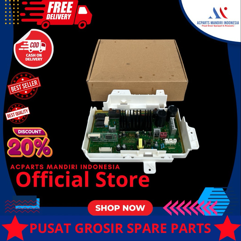 SAMSUNG inverter DC92-00969 ( Power Supply ), Modul power pcb control mesin cuci samsung inverter fr