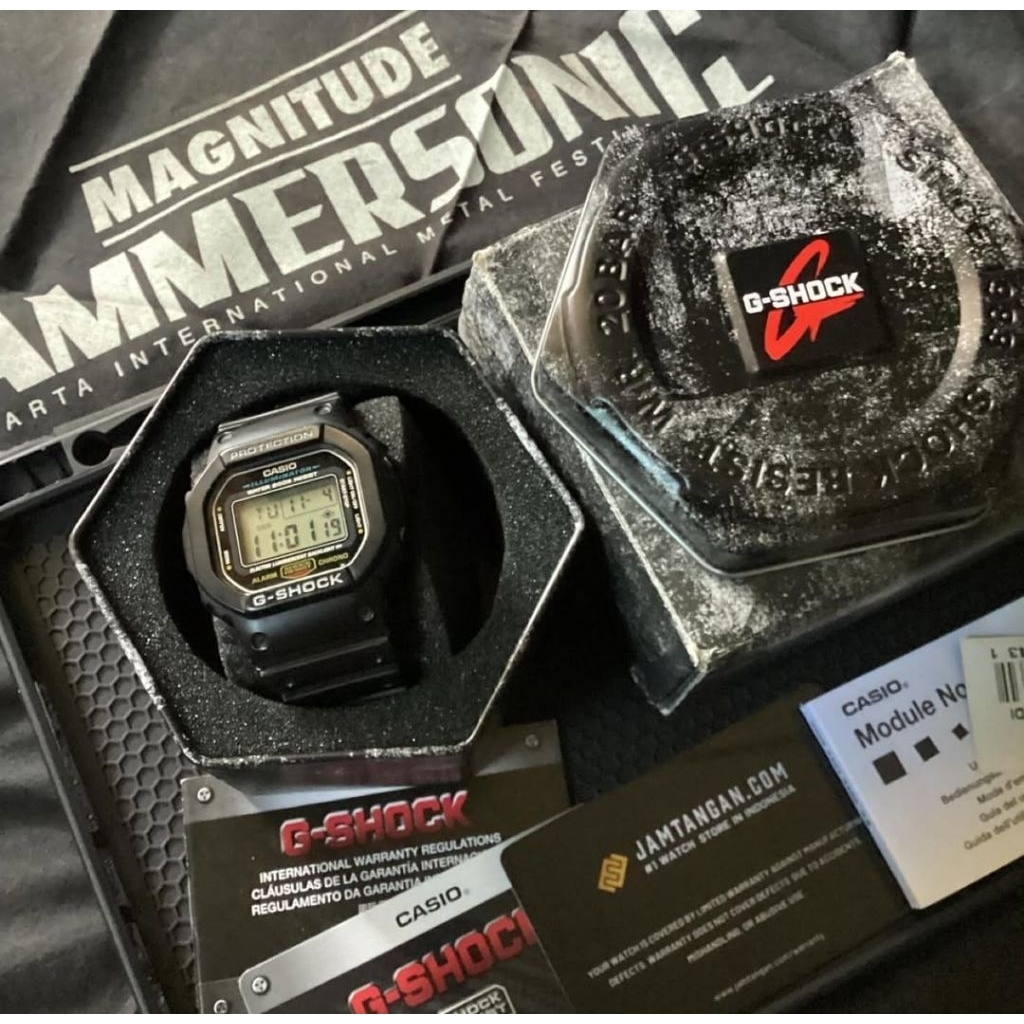 G-Shock DW5600E original Gshock bekas Gshock second
