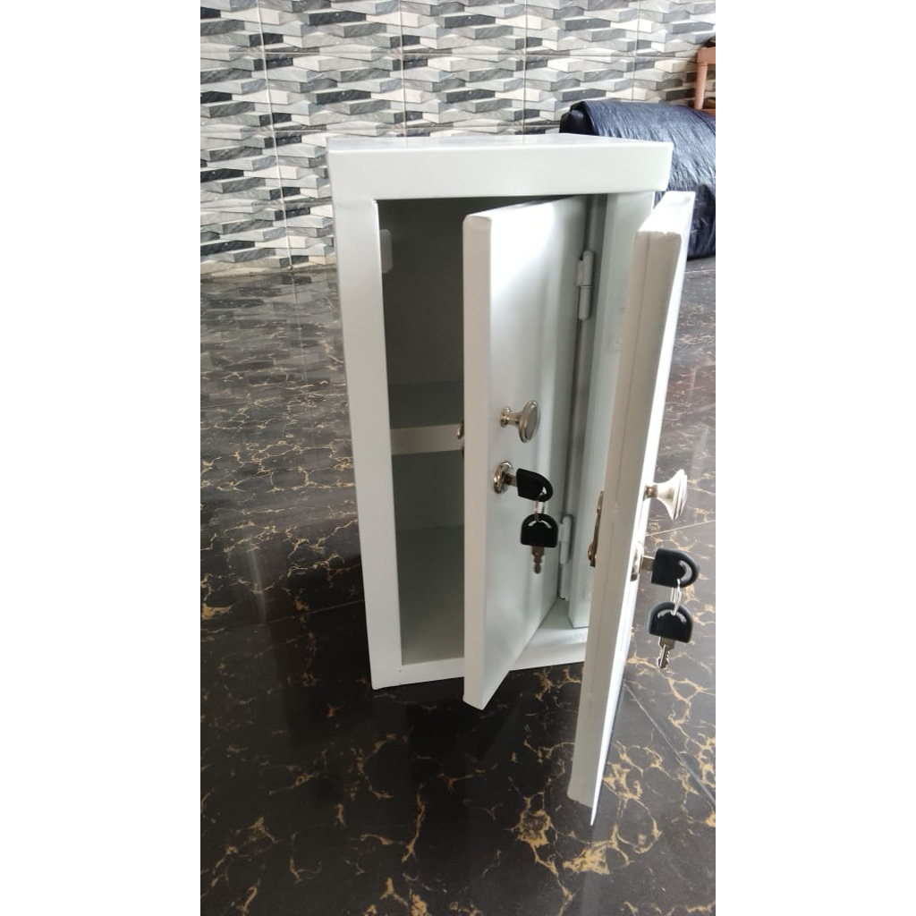 lemari narkotika 2 pintu lemari obat lemari psikotropika