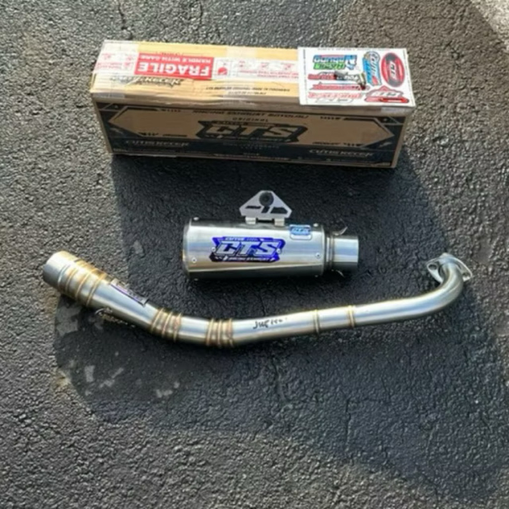 Knalpot CTS Muffler GP2 Sleep Engine All Bebek Jupiter Kharisma Supra KPH