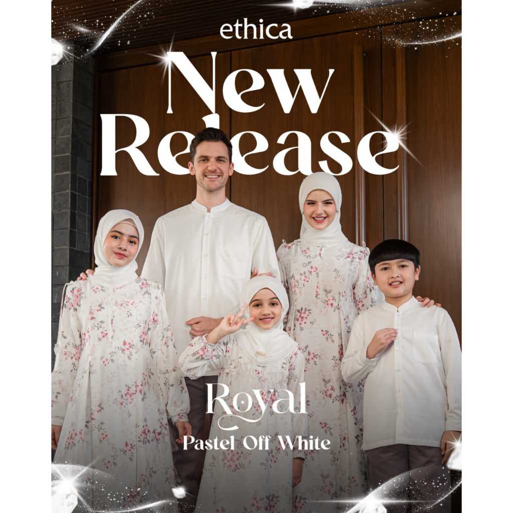 ETHICA | SARIMBIT KELUARGA ROYAL PASTEL OFF WHITE / ETHICA ORI SARIMBIT KELUARGA  / SARIMBIT TERBARU