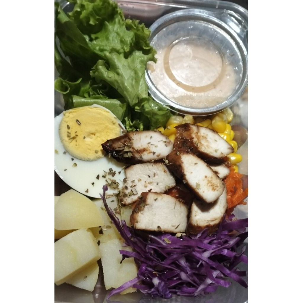salad sayur CUNCIL chicken