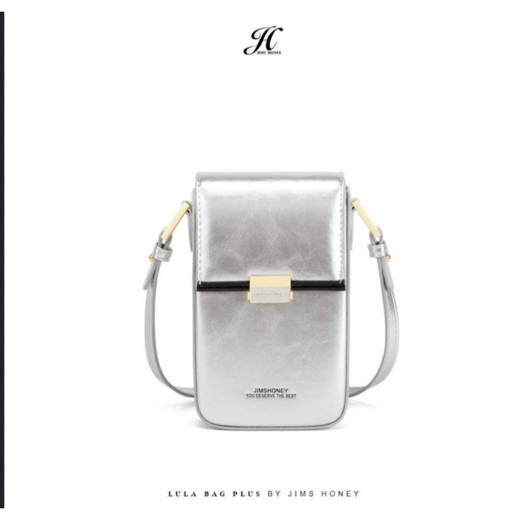 JIMS HONEY LULA MINI BAG | Sling bag silver | Tas selempang, Phone Bag
